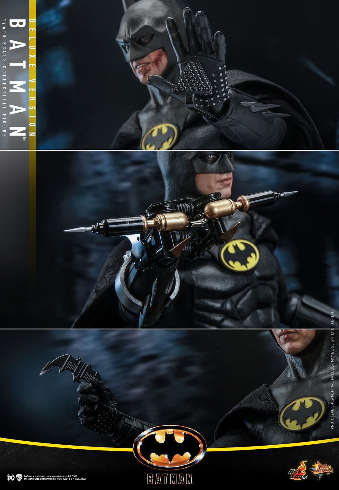 ホットトイズMMS693 バットマン batman 1989バットマン DX 版 1/6 Hot Toys MMS693 BATMAN (1989) Batman Deluxe Ver. Action