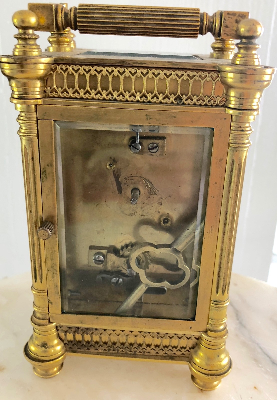 CLOISONNÉ CARRIAGE CLOCK FREE SHIPPING!!