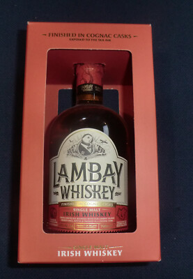 80€/L Lambay Single Malt Irish Whiskey Cognac Caks 40% Vol. Alk. 0,7L
