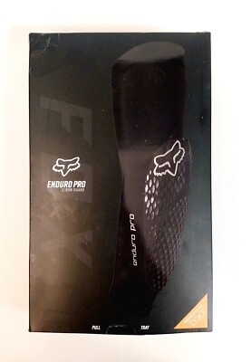 Fox Racing Enduro Pro Elbow Guard MTB Bicycle Sleeve Pair Black Adult Large 