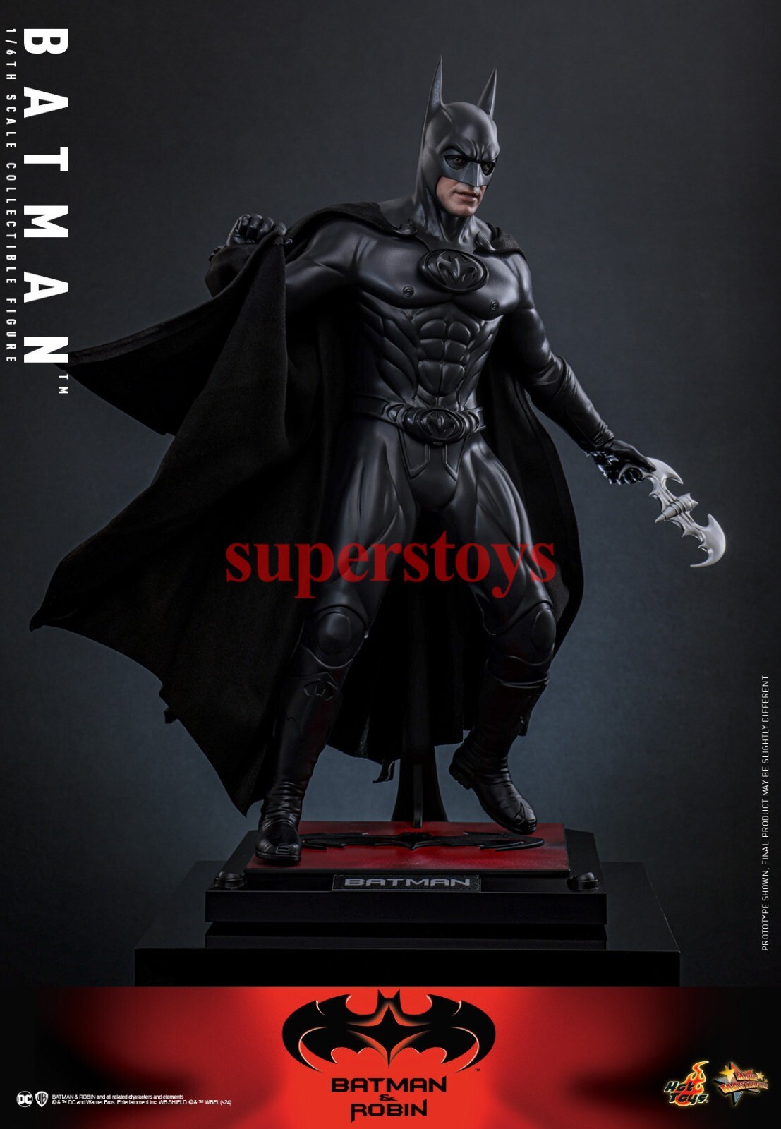 Presale Hot Toys MMS786 1/6 Batman & Robin George Clooney