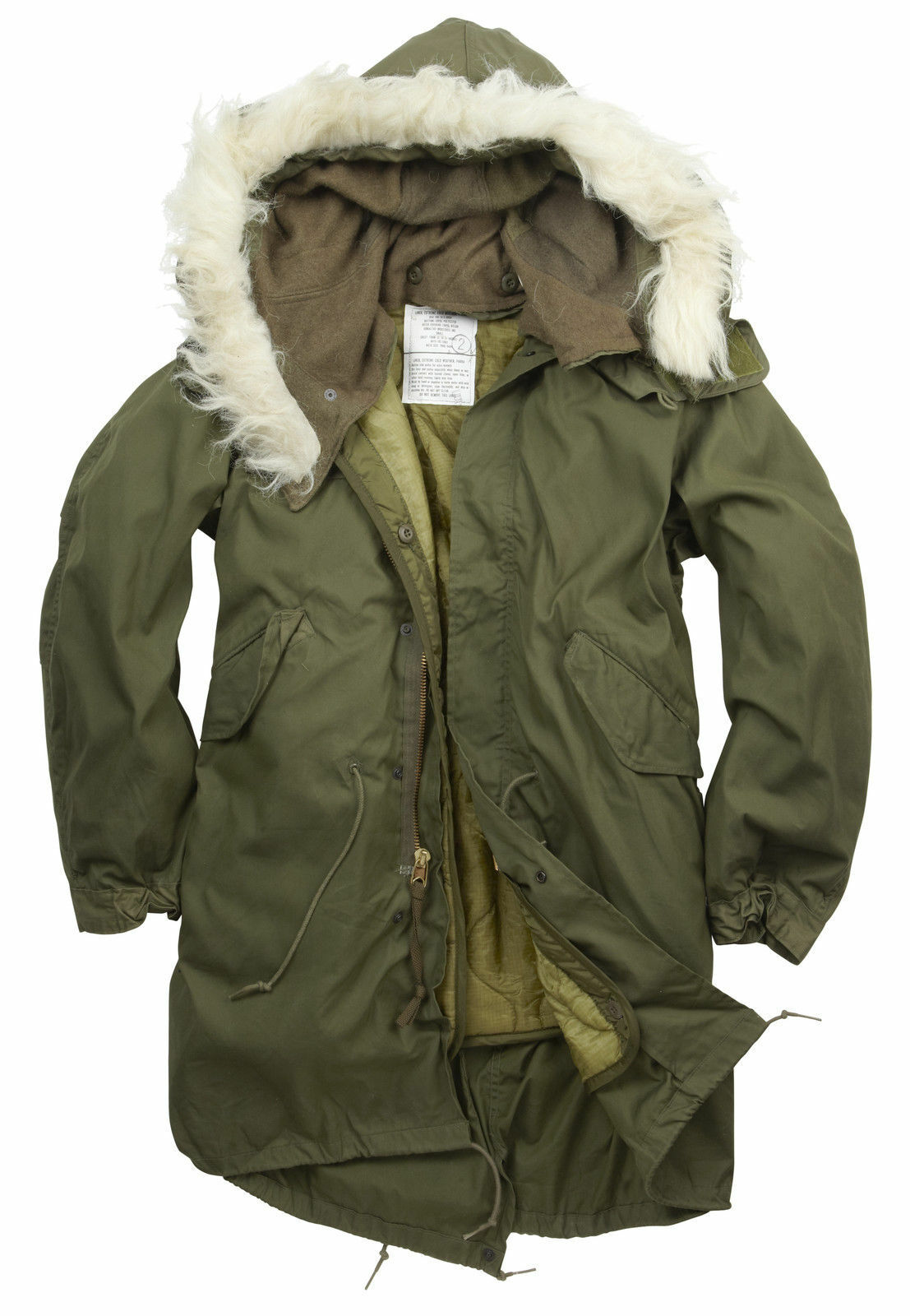 US M65 Fishtail Parka Army Genuine Original Winter Lined US M65 Fishtail Parka Army Genuine Original Winter Lined