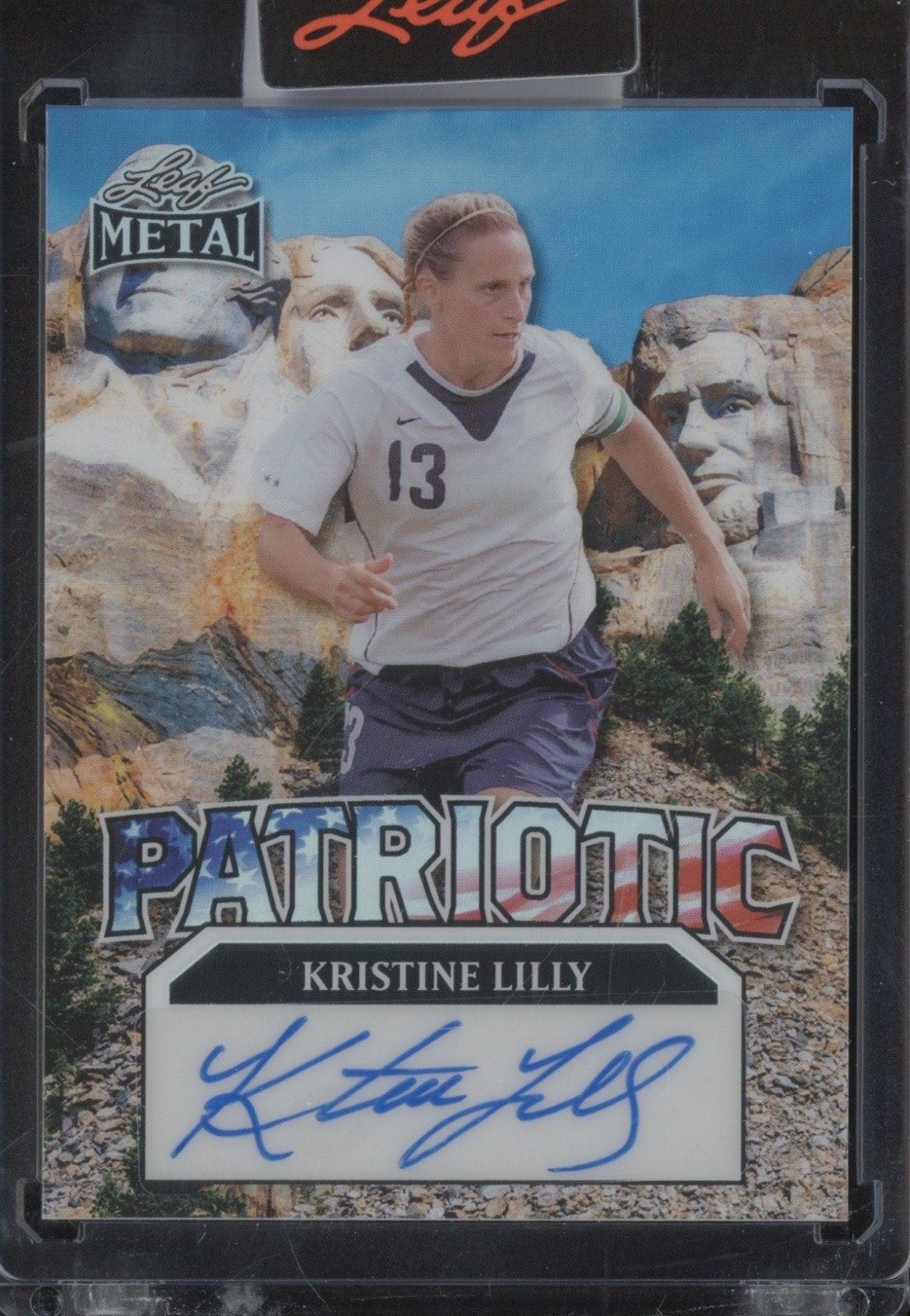 2025 Leaf Metal Patriotic Prismatic Kristine Lilly Auto Autograph 1/1