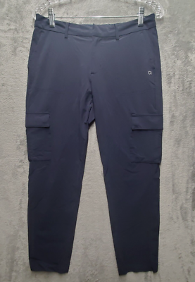 GapFit Pants Womens 4 Navy Blue Sport Touch NY Stretch Nylon Cargo