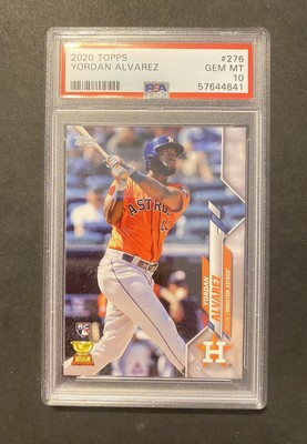 2020 Yordan Alvarez Topps Rookie Card PSA Gem Mint 10