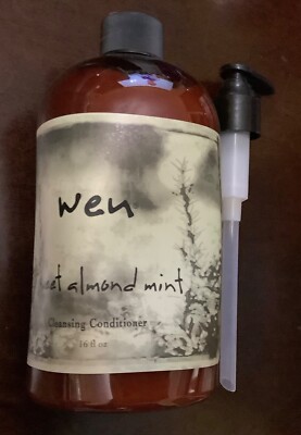 Wen Cleansing Conditioner Sweet Almond Mint 16 oz with Pump Sealed NOS