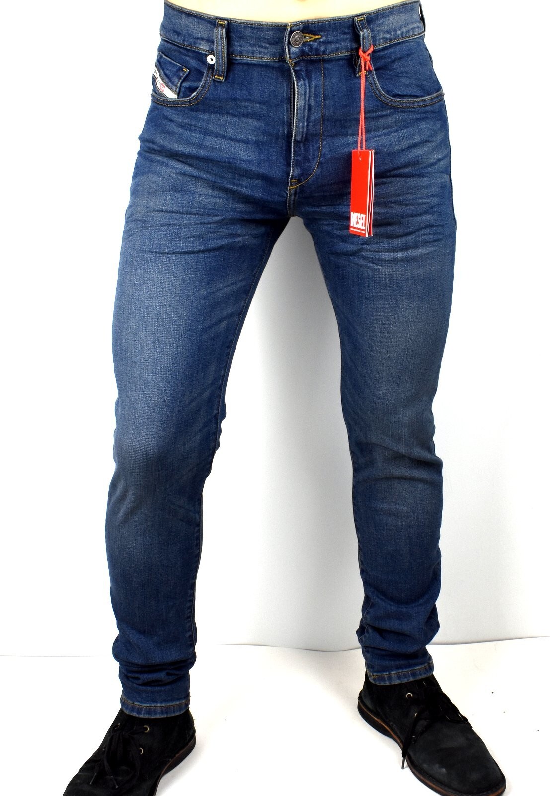 DIESEL テユハ ティストレスト テニム ショツ A127640GRDS 01 Women's Denim shorts | Blue | Diesel