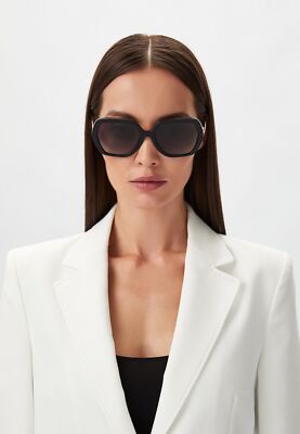 Pre-owned Dolce & Gabbana Dg4468b-34218g-58 Opal Grey Sunglasses In Gray