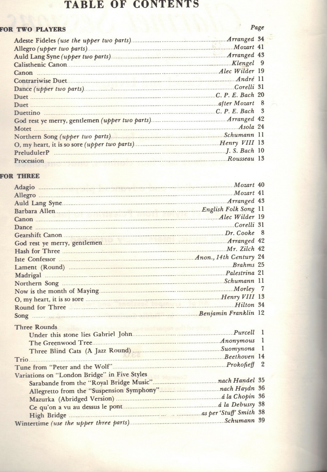 Vtg Clarinet Sessions For 1 2 3 4 Clarinets Lessons Music Songs 1948