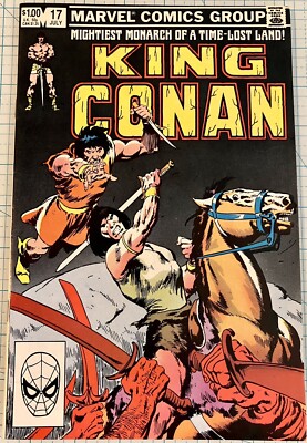 King Conan #17 NM John Buscema Cover 1983 Marvel Comics