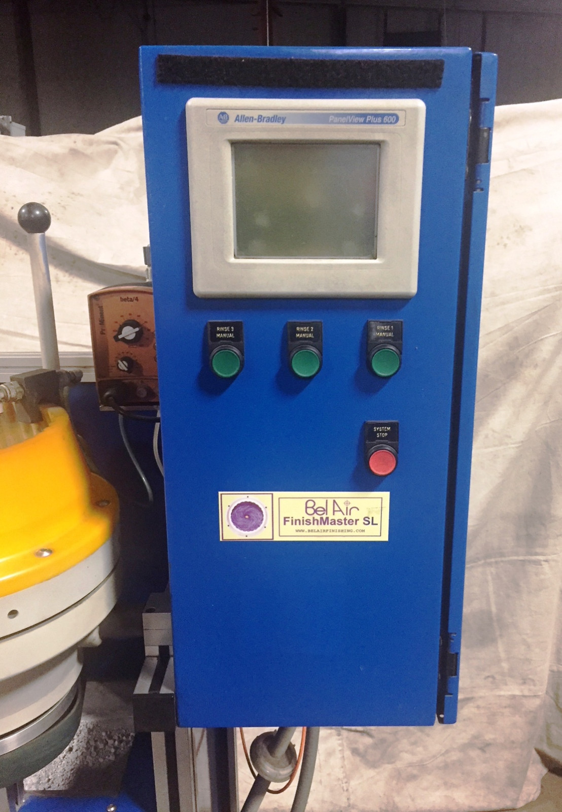 BELAIR FINISHMASTER SL CENTRIFUGAL DISC FINISHER