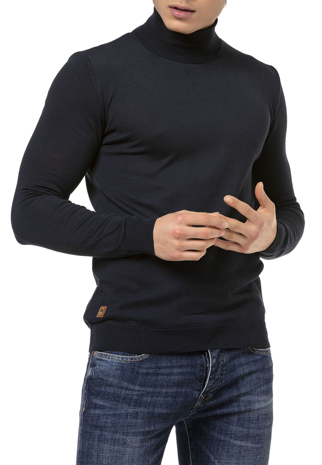 BEVERLY HILLS POLO CLUB Maglia dolcevita basic slim fit
