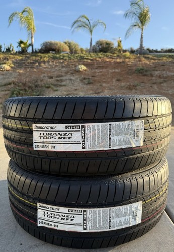 Set of TWO BRAND NEW 245/45R20 Bridgestone Turanza T005 RFT