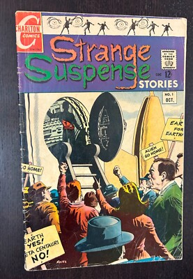 STRANGE SUSPENSE STORIES #1 (Charlton Comics 1967) -- Silver Age Horror -- VG