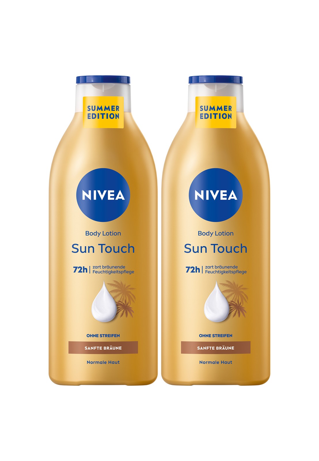 NIVEA 2er Set Body Lotion Sun Touch 2 x 400 ml - Bild 1 von 7