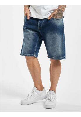 DEF Jeanshorts Jack Trousers Washed Look Logopatch Pockets Light Jeans Basic