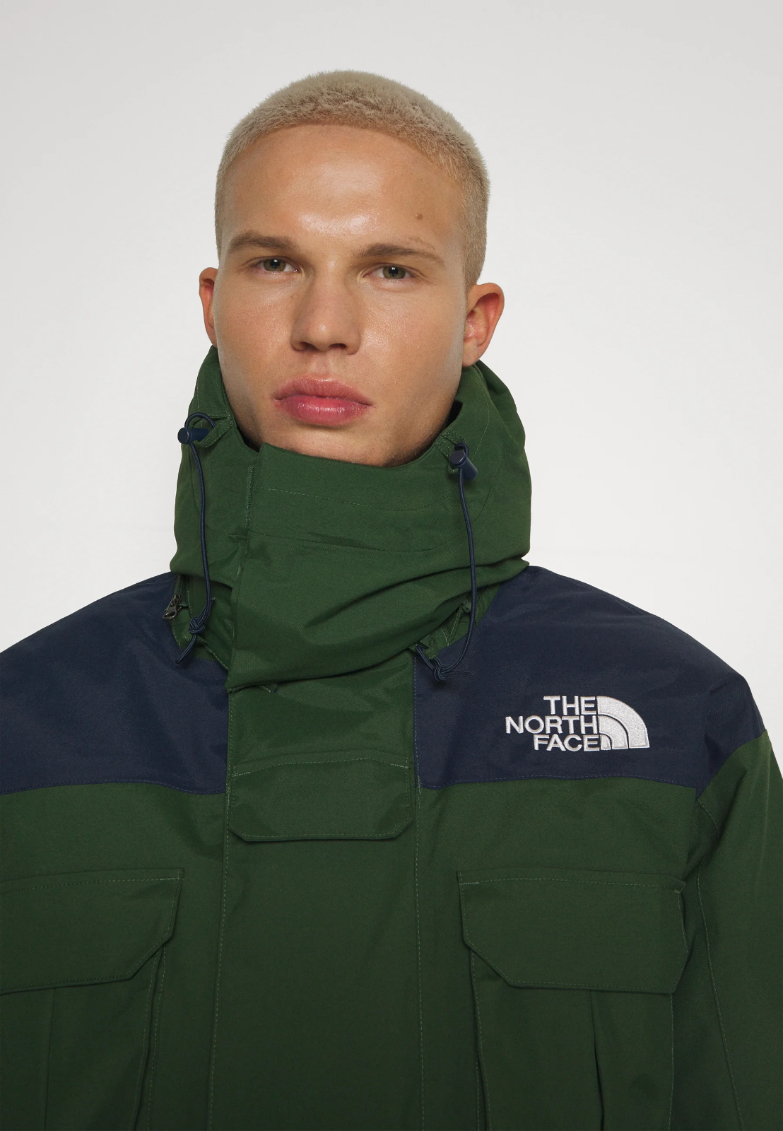 Pre-owned The North Face Men's Coldworks Insulated Parka L $500 In Pine Needle-summit Navy