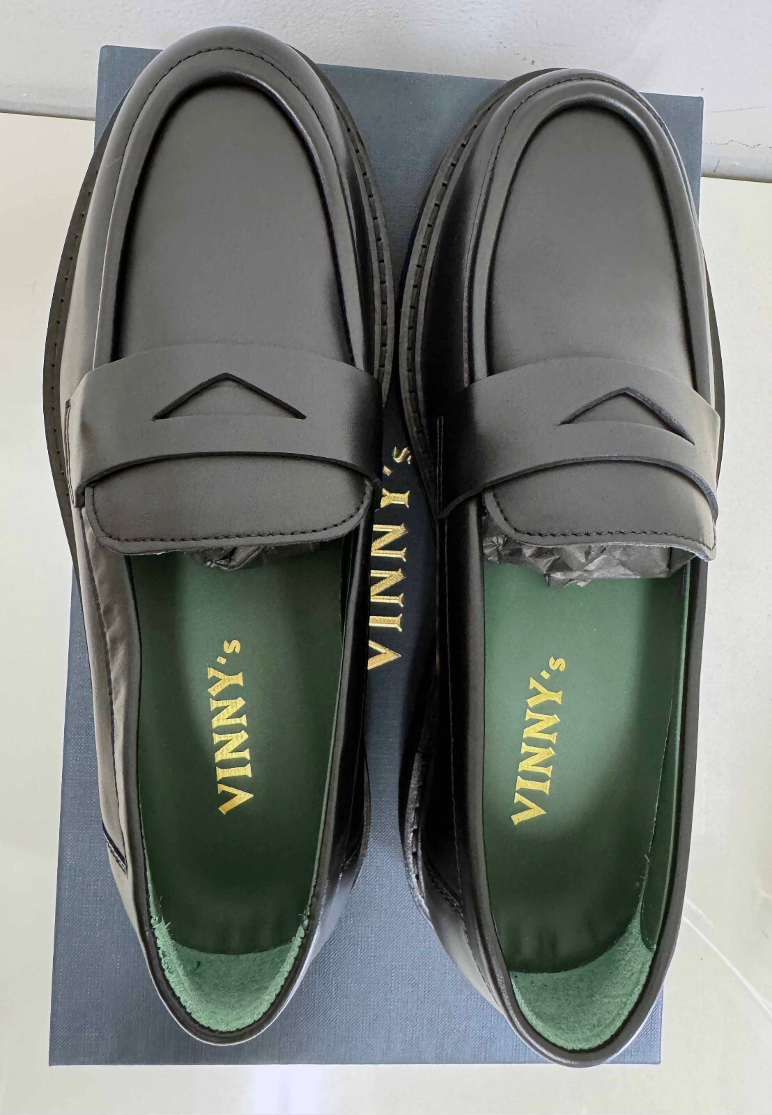 靴 VINNY's \"RICHEE PENNY LOAFER\" Vinny's Richee Penny Loafer in Dark Brown| Homme Essentials