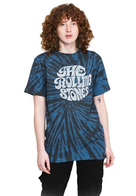 The Rolling Stones 70s Logo Dip Dye T Shirt