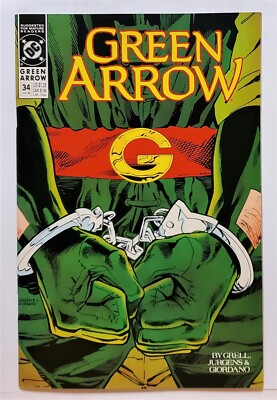 Green Arrow #34 (July 1990, DC) 9.0 VF/NM 