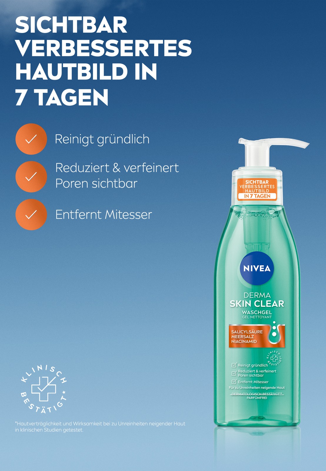 NIVEA DERMA SKIN CLEAR Night Routine Set 3-teilig - Bild 3 von 9