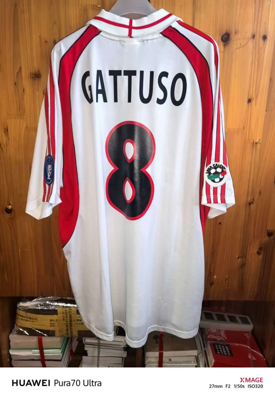 2001 PANINI CALCIO MILAN GATTUSO ジャージカード 2001 Panini Calcio Cards Premium Gennaro Gattuso Jersey Card