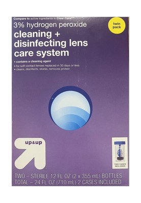 Up&Up Cleaning and Disinfecting Lens Care system 3% Hydrogen