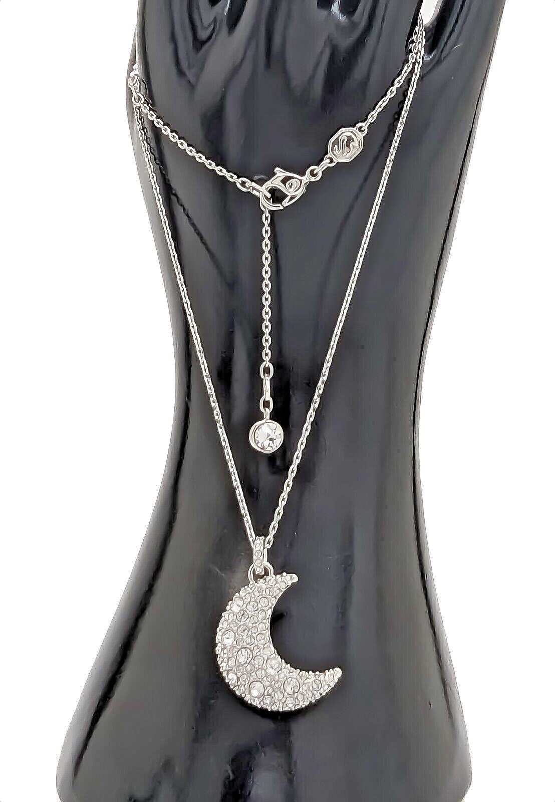 NEW 100% Authentic SWAROVSKI White Pave Shine Moon Luna