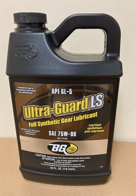BG Products Ultra-Guard LS Full Synthetic Gear Oil SAE 75W-90 64 FL. OZ. (1.8L)