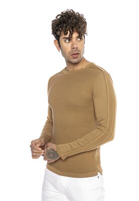 Redbridge Herren Strickpullover Pullover Sweater Knit Vein Slim Fit M3112