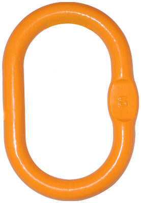 1" Grade 100 Master Link 30,000 LBS Working Load For Lifting Crane Chain Rigging