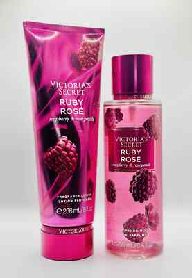 Victoria s Secret 2 Piece Fragrance Mist & Lotion Set RUBY ROSE