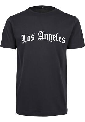 Mister Tee Los Angeles Wording Tee Oberteil Shirt T-Shirt City L.A Basic Amerika