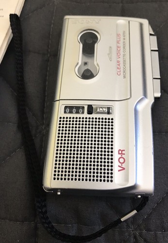 Sony Microcassette Recorder M-670V Working With Operating Instructions Free Ship