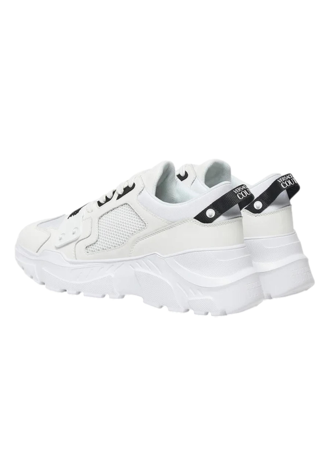 VERSACE JEANS COUTURE VERSACE JEANS COUTURE WHITE SNEAKERS SPEEDTRACK WHIT LOGO 77YA3SC4 ZP325