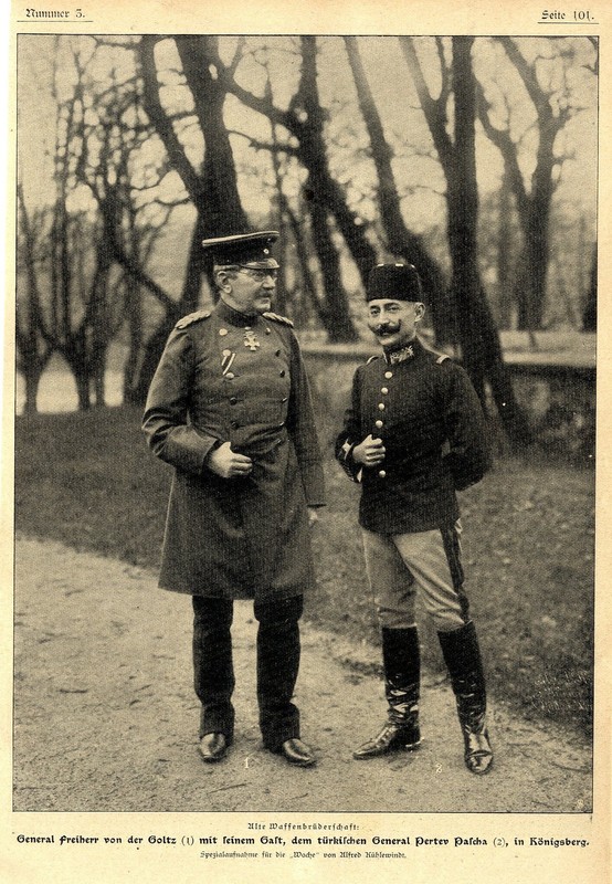 Alte WaffenbrÃ¼Derschaft: Gen.Frhr.V.D.Goltz & Gen.Pertev Pascha C.1905