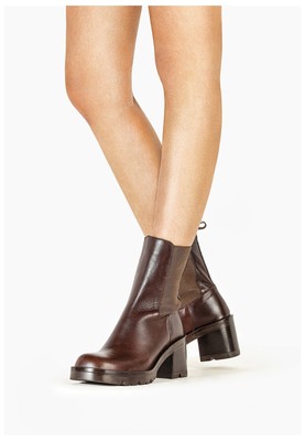 INUOVO INUOVO DAMEN STIEFELETTE ECHTLEDER NEU - A-WARE