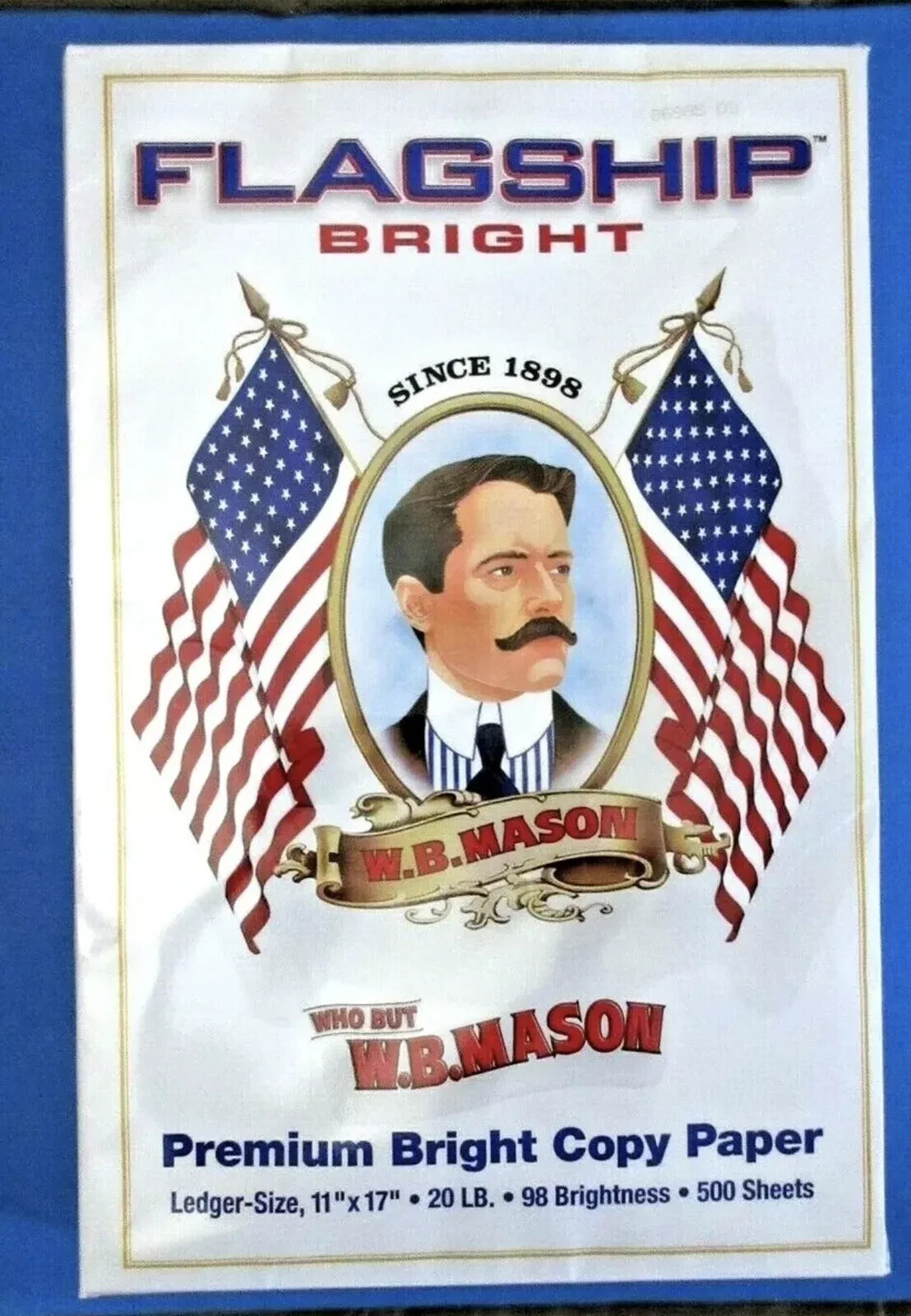 W.B. Mason Paper, 98 Brightness, 500 Sheets Premium White W.B. Mason Paper, 98 Brightness, 500 Sheets Premium White