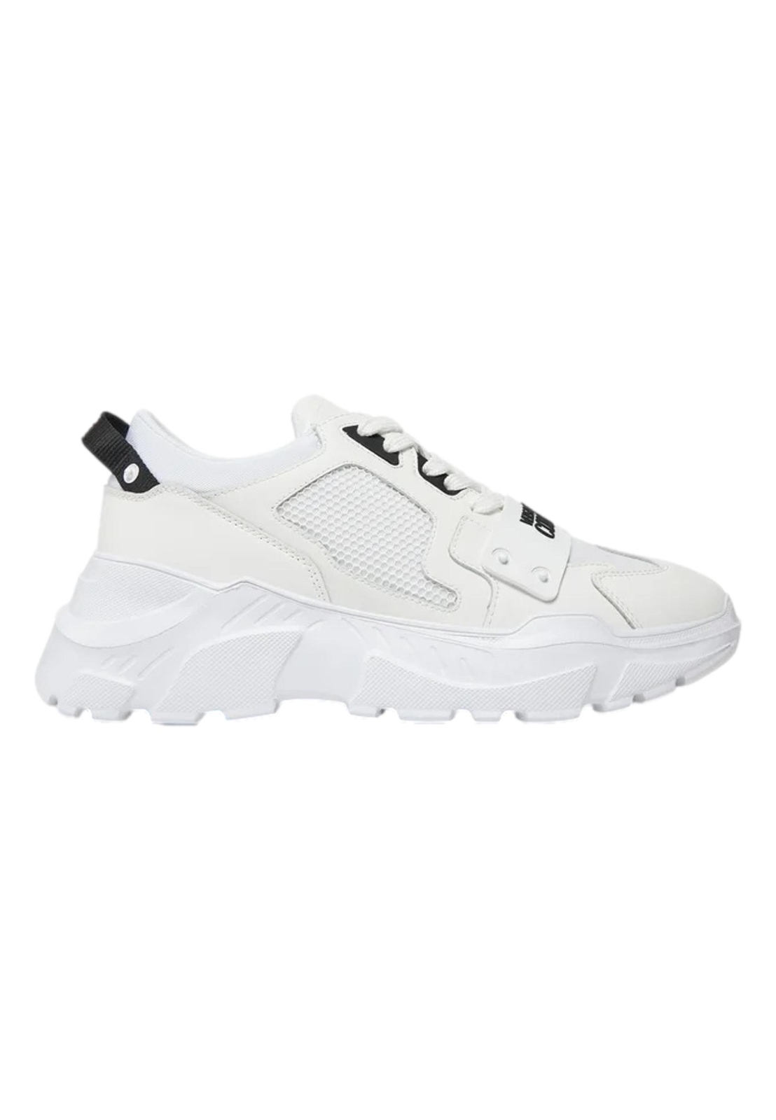 VERSACE JEANS COUTURE VERSACE JEANS COUTURE WHITE SNEAKERS SPEEDTRACK WHIT LOGO 77YA3SC4 ZP325