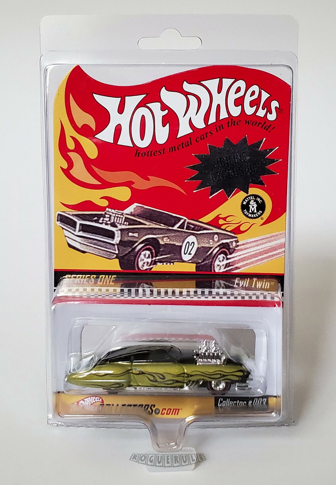🚦Hot Wheels 2002 RLC Red Line Club Exclusive EVIL TWIN 🚦Hot Wheels 2002 RLC Red Line Club Exclusive EVIL TWIN