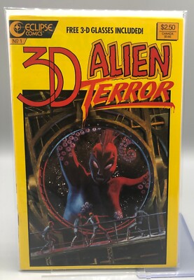 Alien Terror 3D #1 1986 Eclipse Comics 9.2 - 9.8 NM Combined Shipping