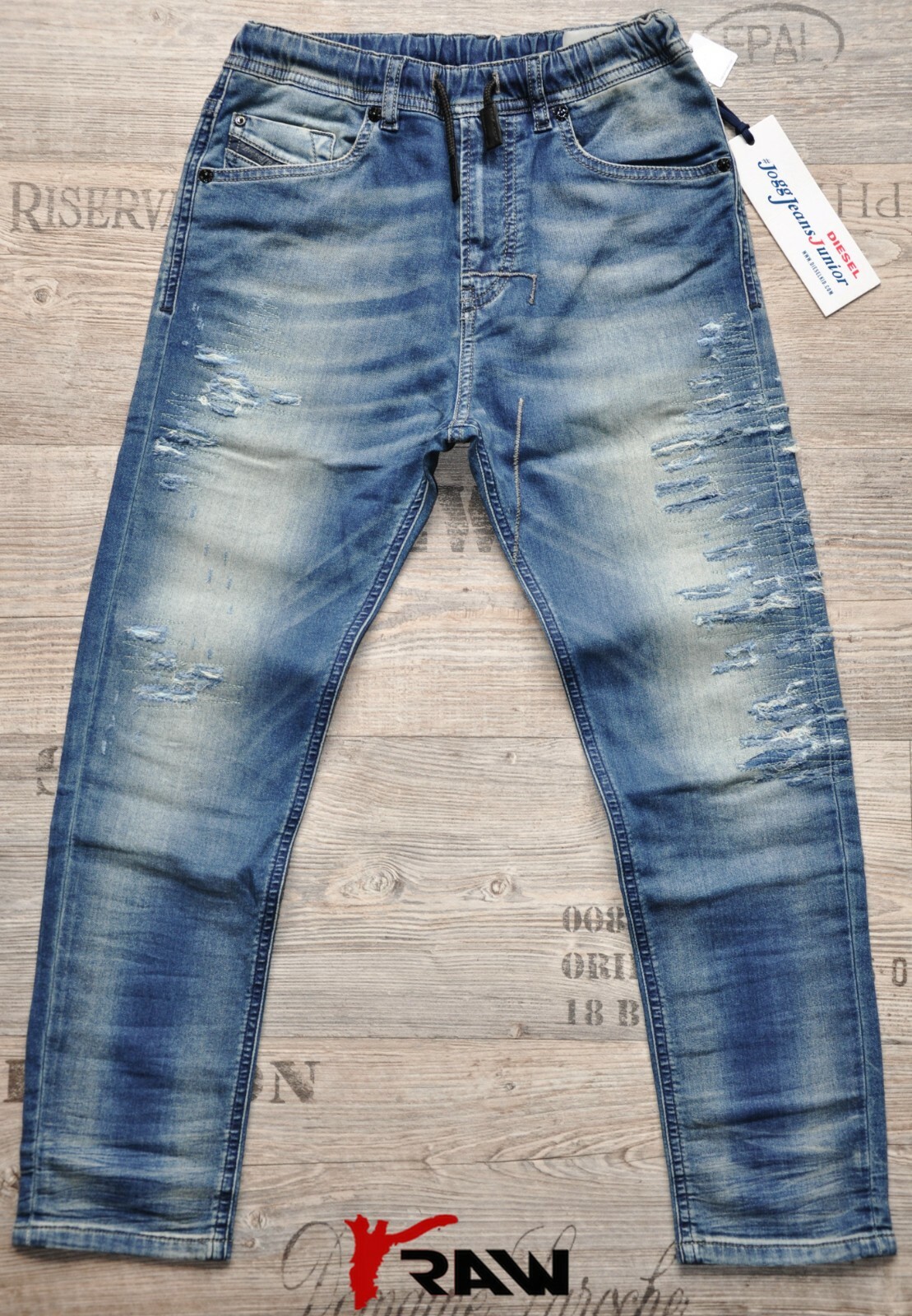 DIESEL NARROT NE K683S AGE 6 8 10 YEAR CARROT NEW BOYS / KIDS JOGG JEANS  DISTRES | eBay