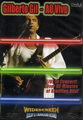 Gilberto Gil - Ao Vivo (DVDr, 2004) BRAND NEW FACTORY SEALED