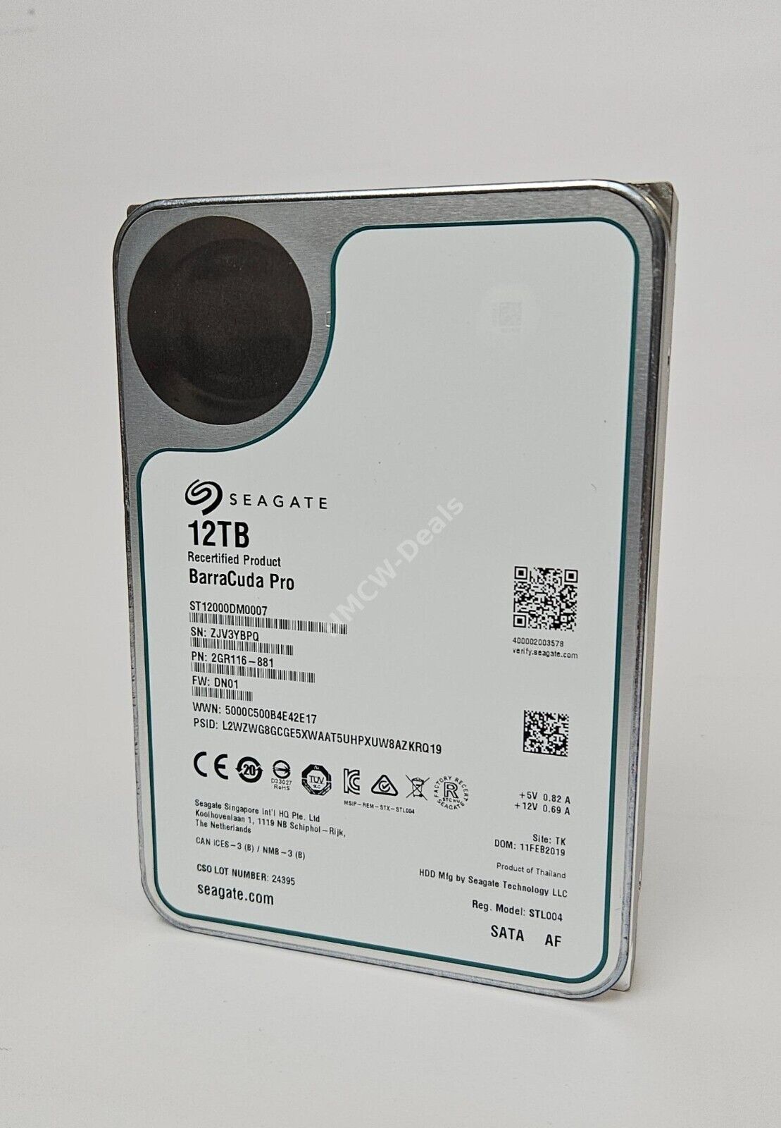 Seagate IronWolf HDD | 12TB Festplatte | ST12000VN0007 | 3,5 Seagate IronWolf HDD | 12TB Festplatte | ST12000VN0007 | 3,5