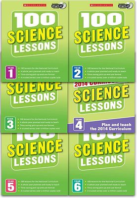 100 Science Lessons: 2014 Curriculum Collection - 6 Books Set Pack (Year 1 to 6)
