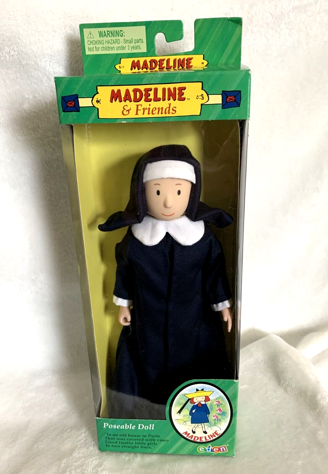 New Vintage 2000 Eden Madeline Miss Clavel Nun Poseable Doll