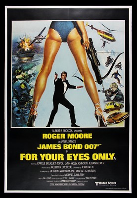 FOR YOUR EYES ONLY ✯ CineMasterpieces 1981 JAMES BOND RARE