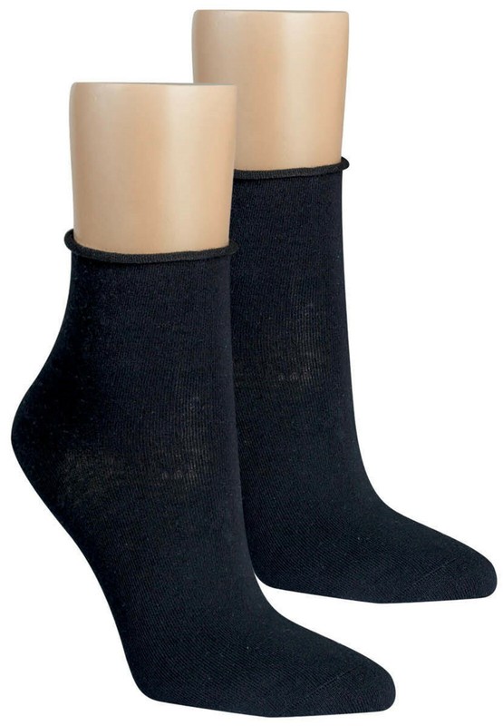 Kurzsocken Rollrand Socken Schwarz WeiÃ FÃ¼R Teenager Und Damen 3 Paar Rs 5267