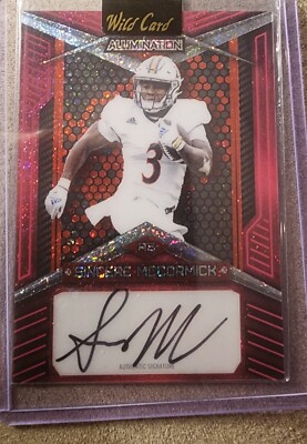 2022 Wild Card Alumination Sincere McCormick RC Auto 1/3 Las Vegas Raiders RB