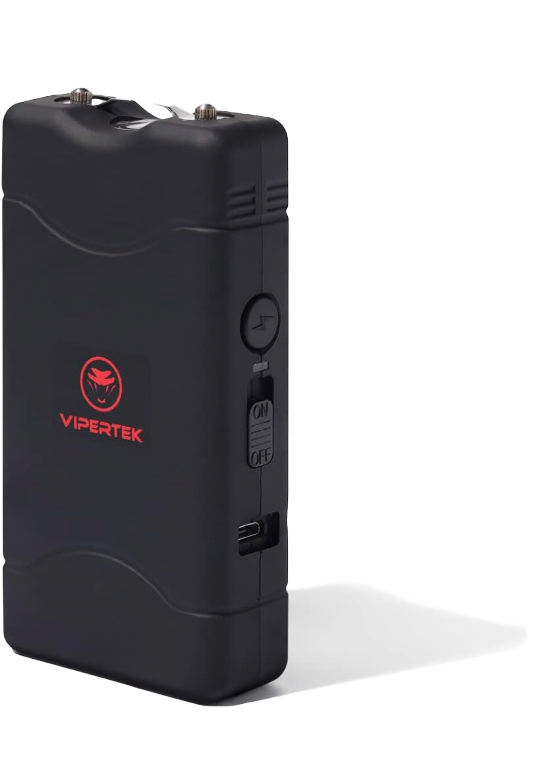 VIPERTEK Pocket Size Self Defense Stun Gun 350 BV Rechargeable Battery + Pepper 